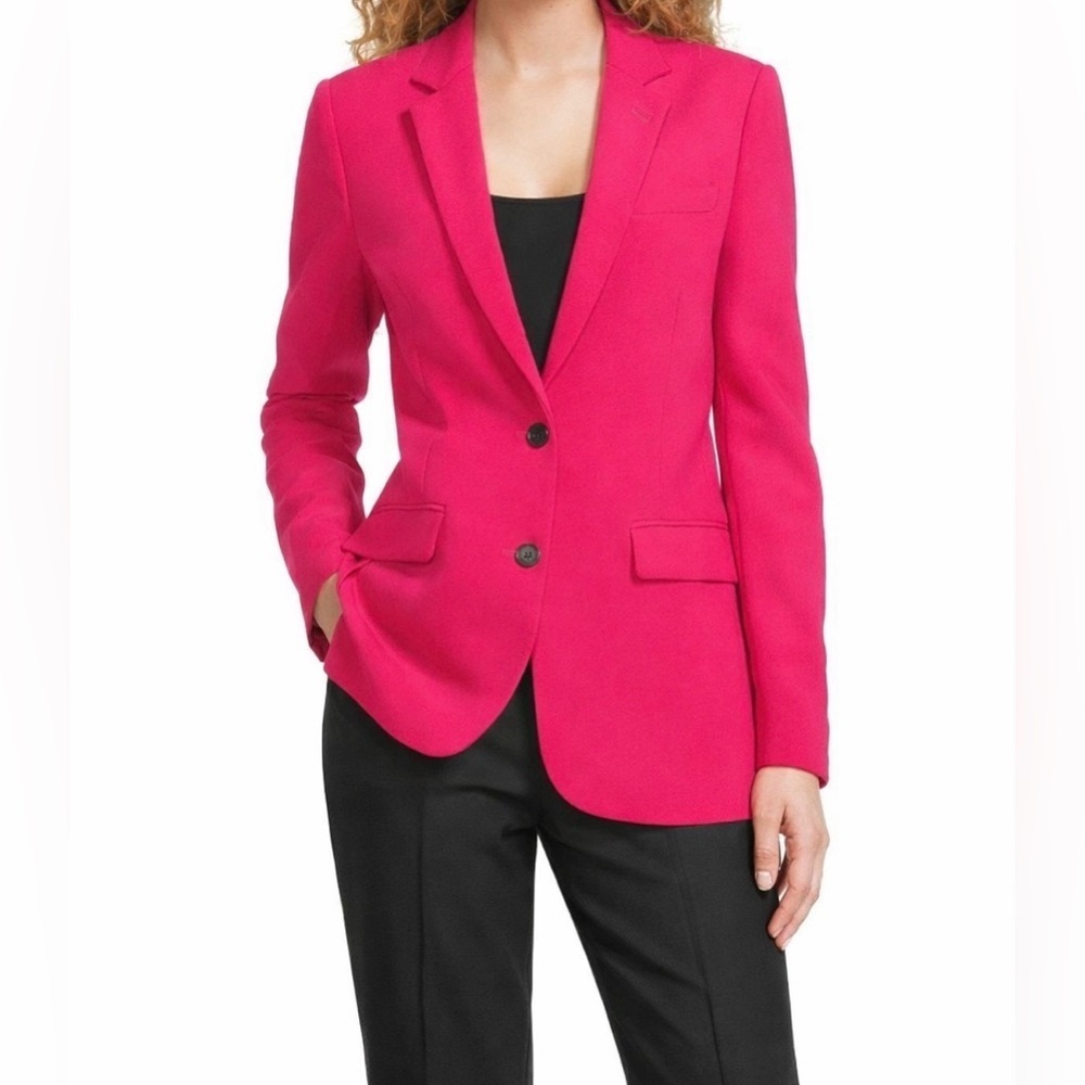 The Kooples Hot Pink Tailored Blazer – Power Blazer – Size 36 (US 4) – NWT